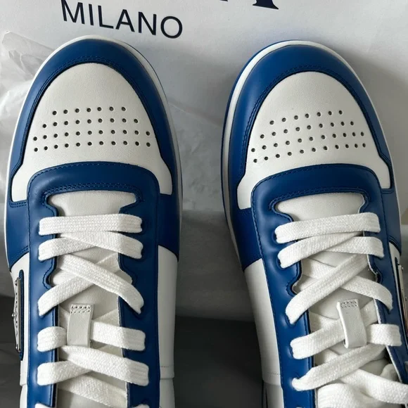 Men’s downtown leather sneakers PRADA